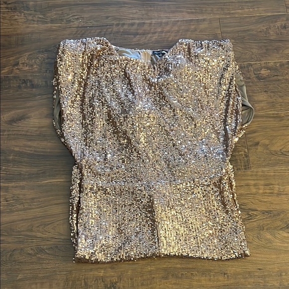 Fashion Nova Shimmering Sequin Jumpsuit, S. XL - Picture 4 of 11